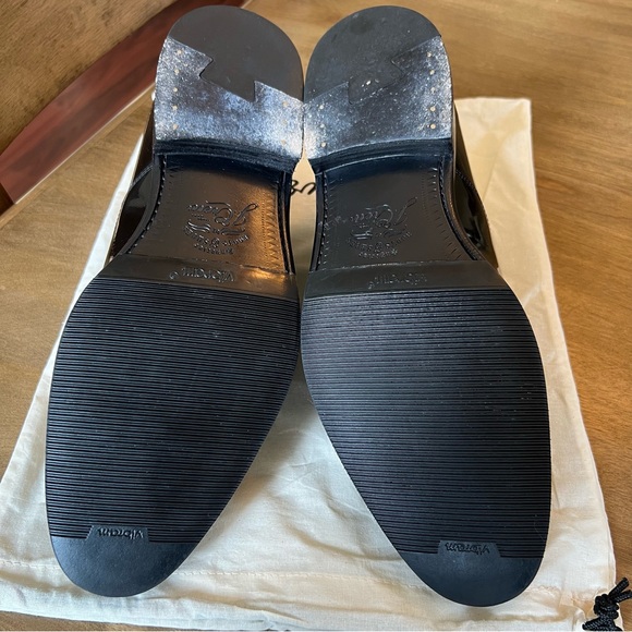 J. Crew Men’s Ludlow tuxedo oxfords in patent leather Black Size 9.5 - Picture 11 of 12